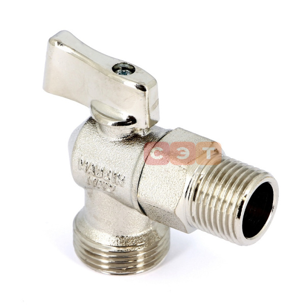 Кран шаровой НН 1/2"х3/4" для подключения стиральных / посудомоечных машин